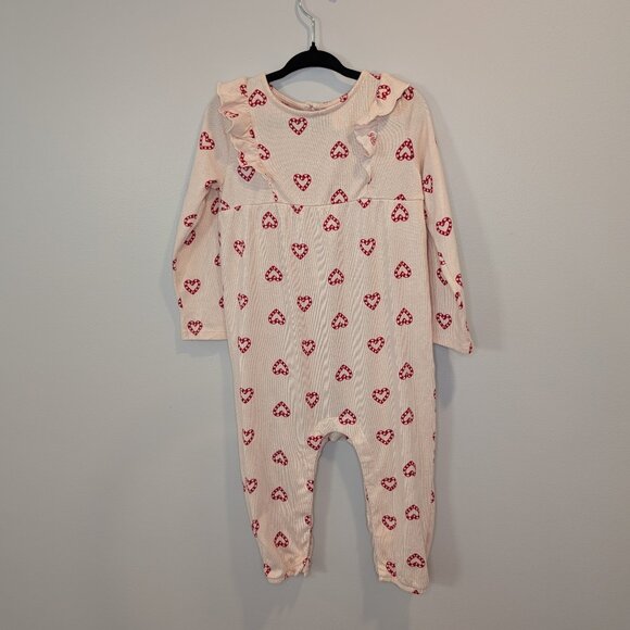 💚 2 for 20 💚 Candy Cane Heart Christmas Romper | Christmas - Picture 1 of 4
